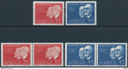 Sweden, Mi 596-597 ** MNH / Eduard Buchner, Albert A. Michelson, Charles Louis Alphonse Laveran, Rudyard Kipling - Nobel Prize Laureates