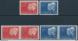 Sweden, Mi 596-597 ** MNH / Eduard Buchner, Albert A. Michelson, Charles Louis Alphonse Laveran, Rudyard Kipling - Nobel Prize Laureates