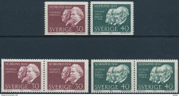 Sweden, Mi 566-567 ** MNH / Joseph John Thomson, Giosuè Carducci, Henri Moissan, Camillo Golgi, Santiago Ramón Y Cajal - Premio Nobel