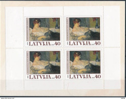 Latvia, Mi 636 ** MNH, Markenheft, Booklet / Painting, Janis Rozentāls / NORDIA Gotherburg 2005 - Impressionisme