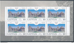 Latvia, Mi 555 ** MNH, Markenheft, Booklet / Cesvaine Palace / Sindelfingen Stamp Fair 2001 - Châteaux