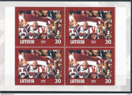 Latvia, Mi 610 ** MNH, Markenheft, Booklet / Ice Hockey, Fan Culture / Philatelic Exhibition ESSEN 2004 - Hockey (sur Glace)