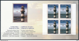 Latvia, Mi 645 ** MNH, Markenheft, Booklet / Daugavgrīva Lighthouse / Philatelic Exhibition HELSINKI 2005 - Leuchttürme