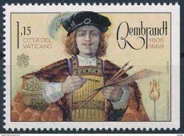 Vatican, Mi 1982 D MNH ** / Golden Age Painter Rembrandt Van Rijn, 350th Death Anniversary - Rembrandt