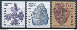 Mi 2286-88 ** MNH / UNESCO World Heritage, Birka, Hovgården, Sweden - Archaeology - Unused Stamps