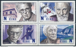 Mi 1611-14 D ** MNH / Nobel Prize In Literature, Laureates, Yeats, Shaw, Beckett, Heaney, Joint Issue - Nuevos