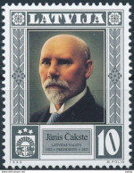 Mi 489 ** MNH / 1st Latvian President Jānis Čakste / Head Of State - Lettland