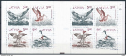 Mi 340-43, MH 1 ** MNH / Mare Balticum Booklet / Birds, Joint Issue, Slania - Lettland