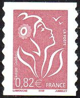 France Marianne De Lamouche Autoadhésif ** N°   53 A Au Modèle 3757 - Légende ITFV 0.82€ Dentelé Ondulé 2 Cotés - 2004-2008 Marianne Of Lamouche