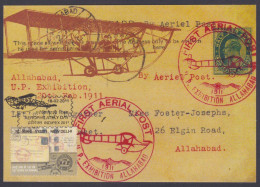 Inde India 2011 Maximum Max Card Airmail Centenary, Airplane, Aerophilately, Biplane, Aeroplane, Aircraft - Covers & Documents