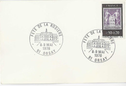 Cachet Illustré - Fête De La Rosière - Orsay - Sur YT 1870 Type Sage - Commemorative Postmarks