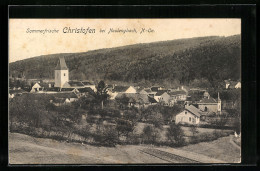 AK Christofen Bei Neulengbach, Ortsansicht Mit Glockenturm  - Sonstige & Ohne Zuordnung