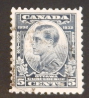 CANADA YT 159 OBLITERE "GEORGE V"  ANNÉE 1932 - Usati