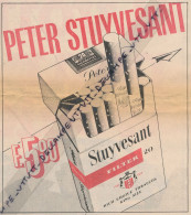 Ancienne Publicité (1981) : Peter Stuyvesant, Cigarettes, Paquet, Filter - Publicités