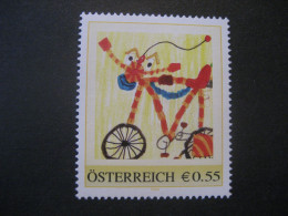 Österreich- PM Kinderzeichnung Ungebraucht - Persoonlijke Postzegels