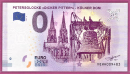 0-Euro XEHH 2018-4 PETERSGLOCKE - DICKER PITTER - KÖLNER DOM - Private Proofs / Unofficial