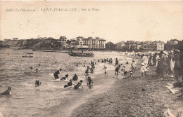 FRANCE - Saint Jean De Luz - Sur La Plage - Animé - Carte Postale Ancienne - Saint Jean De Luz