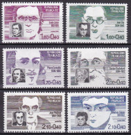 Frankreich, 1984, Mi.Nr. 2424+26+52+67+70+72 , MNH **, - Unused Stamps