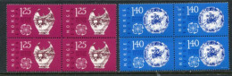 NORWAY 1976 Europa: Handicrafts Blocks Of 4 MNH / **.  Michel 724-25 - Ongebruikt