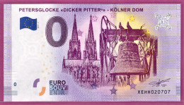 0-Euro XEHH 2019-4 PETERSGLOCKE - DICKER PITTER - KÖLNER DOM - Private Proofs / Unofficial