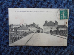 KB11/1219-Chateauneuf Sur Cher Le Pont Vieux Et Rue De La Chaussée 1914 - Chateauneuf Sur Cher