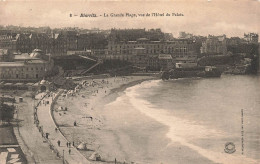 FRANCE - Biarritz - La Grande Plage - Vue De L'hôtel Du Palais - Carte Postale Ancienne - Biarritz