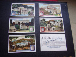 Original Old Cards Chromos Liebig S 1153 Villas Romaines Célèbres Complet - Liebig