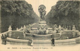 75 - PARIS - LE LUXEMBOURG - FONTAINE DE CARPEAUX - Parcs, Jardins