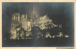 75 - PARIS - NOTRE DAME - CARTE SEDAR CHAMOIS - Notre-Dame De Paris