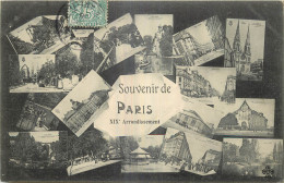 75 - SOUVENIR DE PARIS  - XIX ARRONDISSEMENT - Autres & Non Classés
