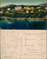 Postcard Herceg Novi Херцег Нови (Castelnuovo) Stadtpartie 1918 - Montenegro