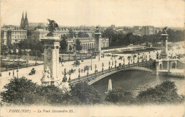 75 - PARIS -  LE PONT ALEXANDRE III - Bruggen