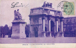 75 - PARIS - ARC DE TRIOMPHE - PLACE DU CARROUSEL - Autres Monuments, édifices