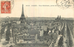 75 - PARIS - VUE GENERALE PRISE DE L'ARC DE TRIOMPHE - Triumphbogen