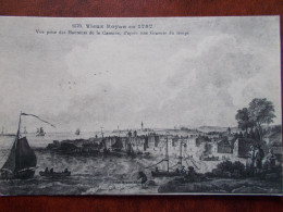 17 - ROYAN - Vieux Royan En 1787 - Vue Prise Des Hauteurs De La Garenne. (Gravure) - Royan