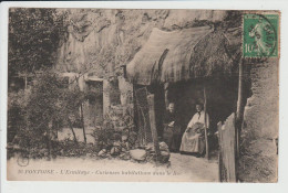 PONTOISE - VAL D'OISE - L'ERMITAGE - CURIEUSES HABITATIONS DANS LE ROC - Pontoise