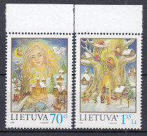 LITHUANIA 1998 Christmas MNH(**) Mi 680-681 #Lt1091 - Lituania