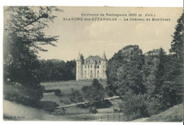 CPA Le Château De Montivert - Saint André Des Effrangeas(07) - Rochemaure