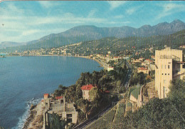 Grimaldi, Riviera Dei Fiori, Mentone Visto Dal Confine Italo-Francese Ngl #G5159 - Sonstige & Ohne Zuordnung