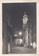 Innsbruck, Herzog Friedrichstrasse Mit Goldenem Dachl Bei Nacht Gl1952 #G5147 - Andere & Zonder Classificatie