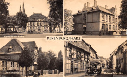 Derenburg (Harz) Rathaus Kirche Schule Lehrkombinat Straße Gl1961 #171.833 - Autres & Non Classés