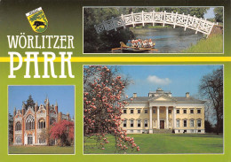 Wörlitz Wörlitzer Park Weiße Brücke Gotisches Haus Schloss Ngl #171.848 - Andere & Zonder Classificatie