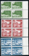 NORWAY 1975 Protection Of Monuments Blocks Of 4 MNH / **.  Michel 700-02 - Nuevos