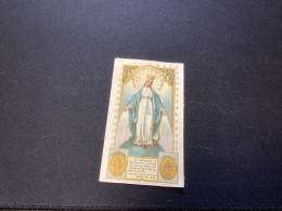 Image, Pieuse Image Religieuse, 1900 Sia Benedetta La Santa Ed Immacolata Concezione Della Beatissima Vergine Maria Madr - Devotieprenten