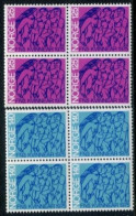 NORWAY 1975 International Women's Year Blocks Of 4 MNH / **.  Michel 698-99 - Unused Stamps