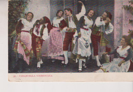 COSTUMI TARANTELLA SORRENTINA  VG  1907 - Costumes