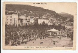 Vue Sur Le Cour Et Le Casino Kiosque   1933    N° 140 - Grasse