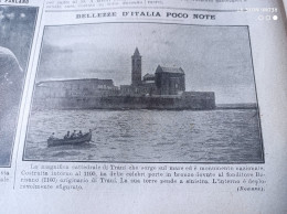 LA DOMENICA DEL CORRIERE 1913 TRANI VALLORBE SVIZZERA - Sonstige & Ohne Zuordnung