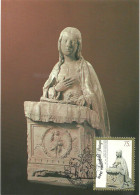 30893 - Carte Maximum - Portugal - Escultura Virgem Anunciação Sec. XVI - Museu Machado Castro Coimbra - Cartoline Maximum