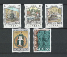 ITALIE 1974 / 5 TIMBRES ETAT NEUF - 1971-80:  Nuovi